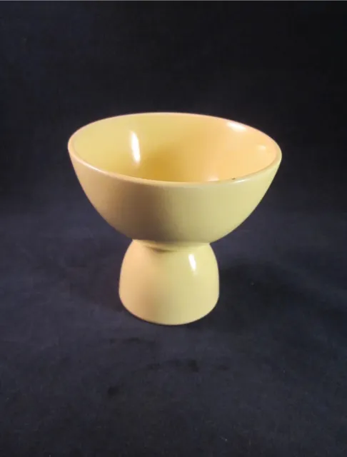 VINTAGE Taylor Smith & Taylor LuRay Pastels Yellow Double Egg Cup