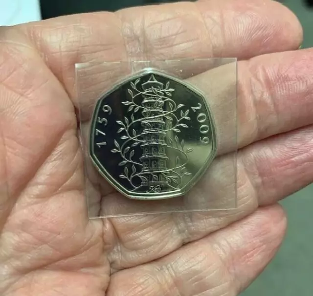 2019 Uncirculated Kew Gardens 50p Coin BUNC