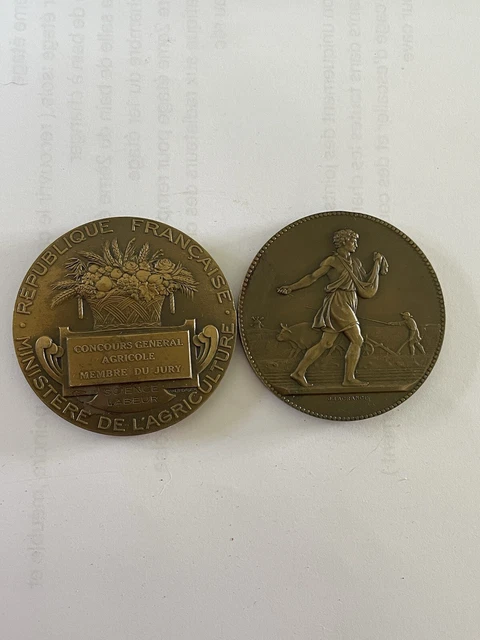 Médaille Ministère de l'agriculture 1910 en Bronze