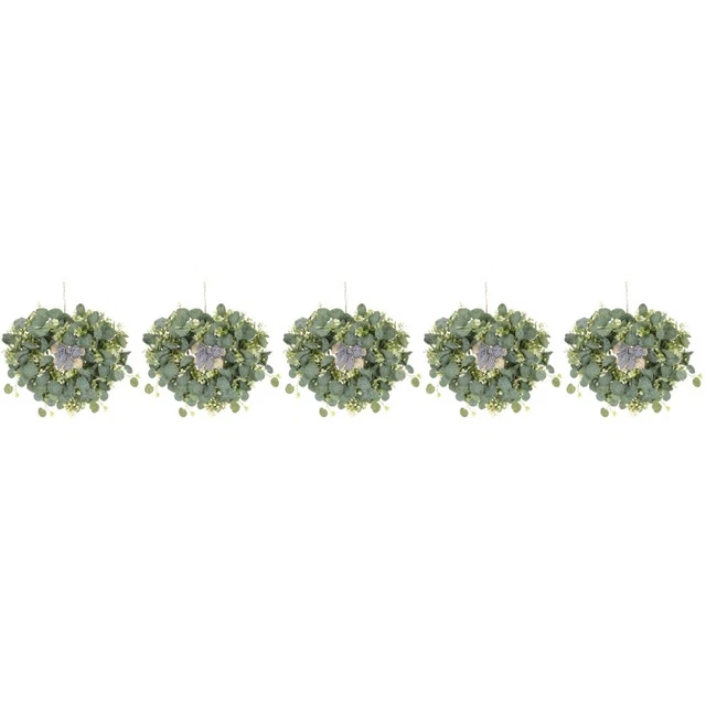 5x Exquisite Widely- Unique Decorative Simulation Wreath Decor for Party Layout