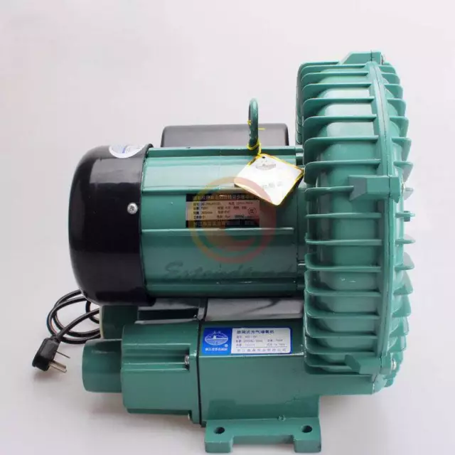 1PC Vortex Haute Pression Industriel Air Pompe Souffleur 220V 1PH 750W Sec Fan