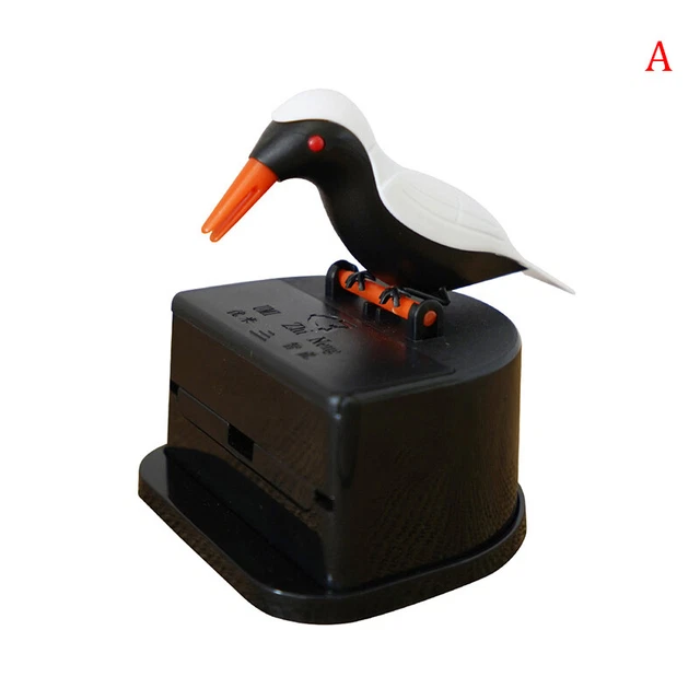 Cute Hummingbird Toothpick Dispenser Automatic Bird Toothpick Box