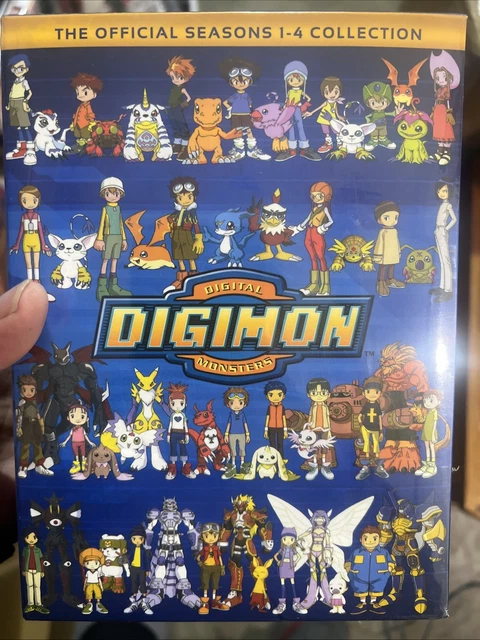 DIGIMON DIGITAL MONSTERS the Official Seasons 1-4 Collection DVD New ...