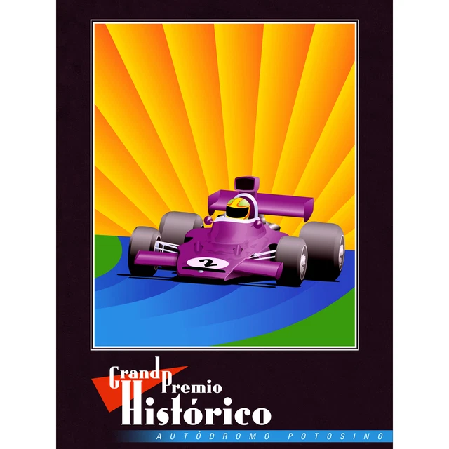 Grand Prix Autodrome Potosino 2005 Mexico Racing Wall Art Canvas Print 18X24 In