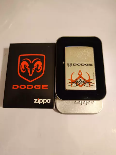 Zippo 24269 Dodge Tribal Lighter Case - No Inside Guts Insert