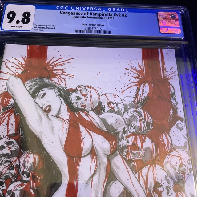 Vengeance of Vampirella #2E Buzz Virgin 1:10 Variant CGC 9.8 2019