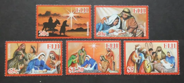 Fiji 2012 - Christmas Nativity - Set of 5 - MNH
