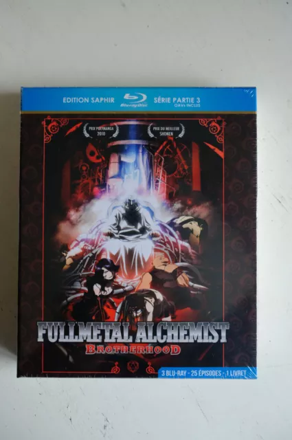 Fullmetal Alchemist : Brotherhood Blu-ray Edition Saphir Partie 2 NEUF