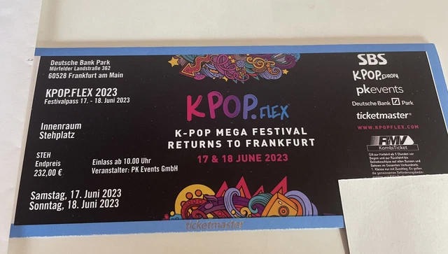 KPOP.FLEX Ticket - 17 bis 18. Juni 2023 - Frankfurt Innenraum