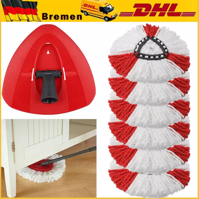 Ersatz Wischbezug für Vileda Turbo Wischmop Easy Wring Clean Moppkopf Mop DHL