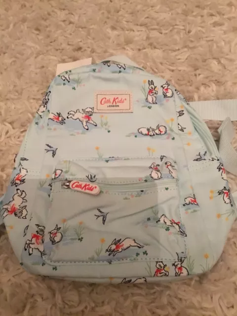 Cath Kidston Spring Bunnies And Lambs Kids Modern Mini Recycled Backpack BNWT
