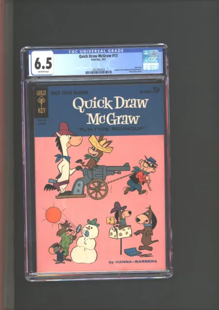 Quick Draw McGraw #13 CGC 6.5  Giant Size Back Cover Pin-Up 1963