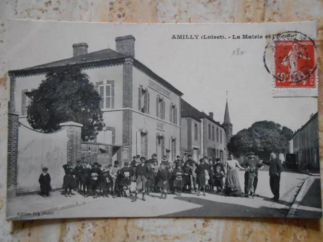 cpa ancienne carte postale Amilly Loiret