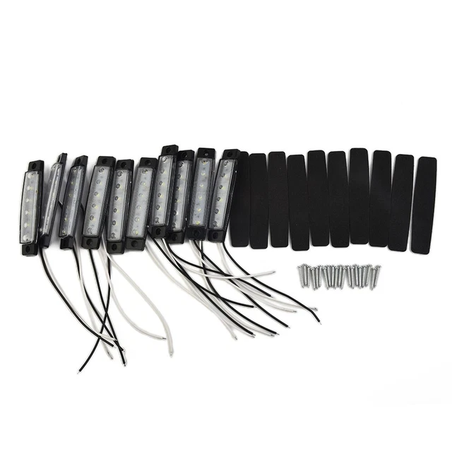 Navigation Lichter Heck Spiegel Lampe 10Pcs Outdoor Weiß IP67 Landschaft