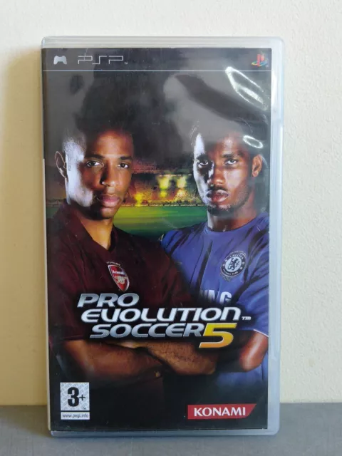 Jeu  PSP - PES Pro Evolution Soccer 5 - Playstation Sony Portable - Drogba Henry