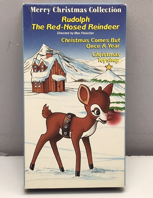 ORIGINAL RUDOLPH RED-NOSED Reindeer VHS Video Tape Merry Christmas ...