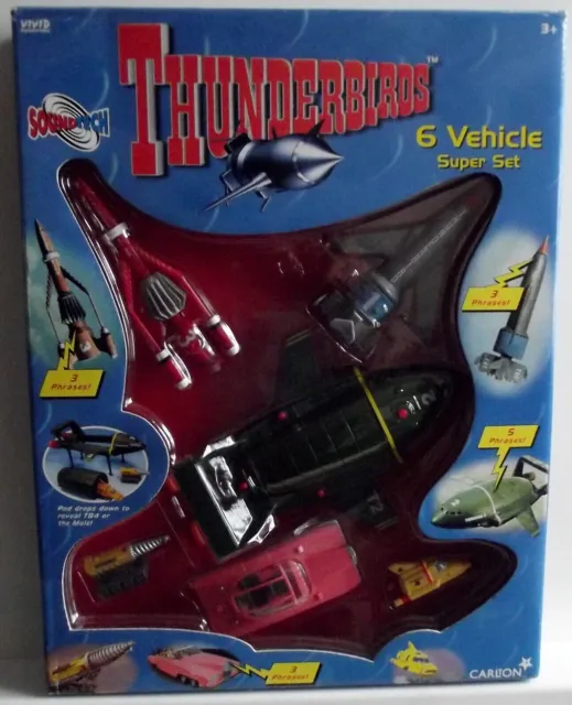 Thunderbirds Vivid Imaginations 6 Vehicle Superset. New And Still Sealed.
