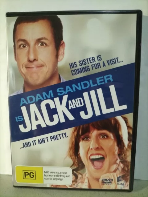 Jack and Jill (DVD 2011) Region 4 Comedy, Adam Sandler, Katie Holmes (BRAND NEW)