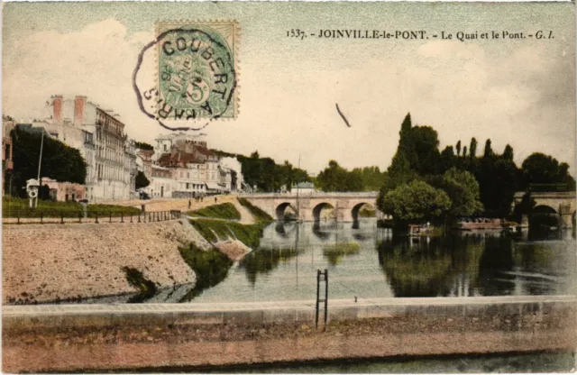 CPA Joinville Quai et le Pont (1363524)