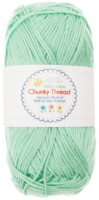Hilo grueso Riley Blake Lori Holt 50 g dulce como nuevo, paquete de 3