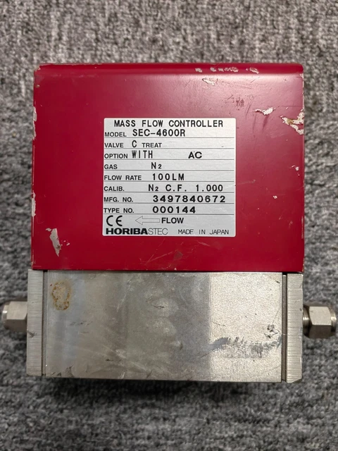 Horiba Stec Sec-4600R Mass Flow Controller，N2 100Lm