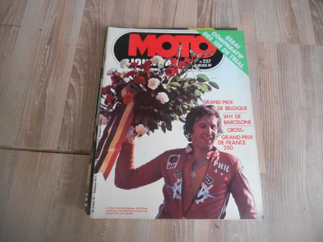 Revue Moto Journal 227 Juillet  1975