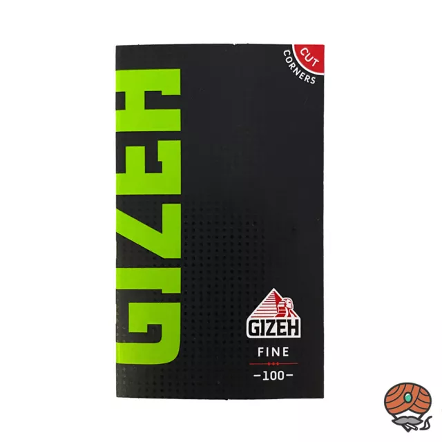 GIZEH 20 XL Slim Filter Extra lang + 20 Black Magnet Fine Paper grün à 100 Blatt 2