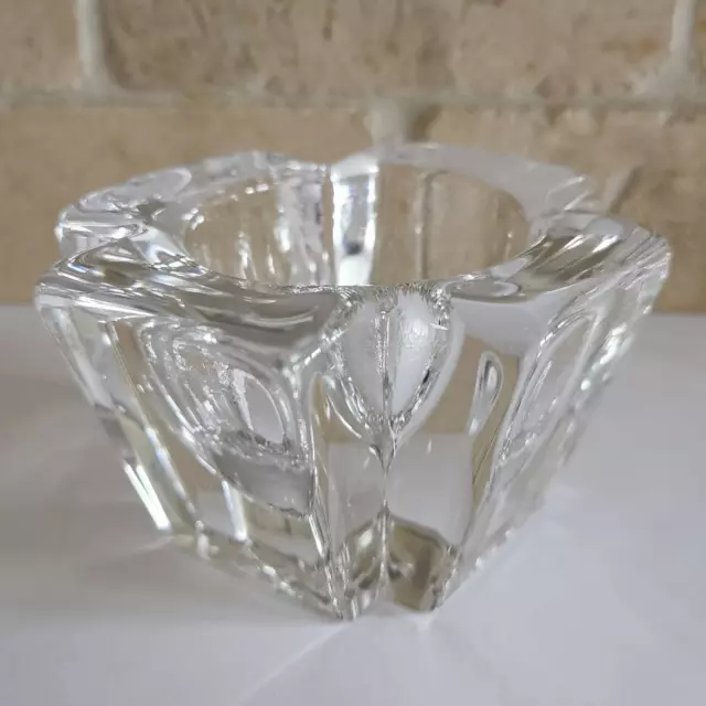 Orrefors Crystal Votive MAX Series Tealight Candle Holder Sweden Glass Ehrner