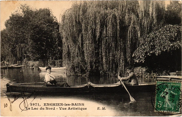 CPA Enghien les Bains Le Lac du Nord, Vue Artistique FRANCE (1308342)