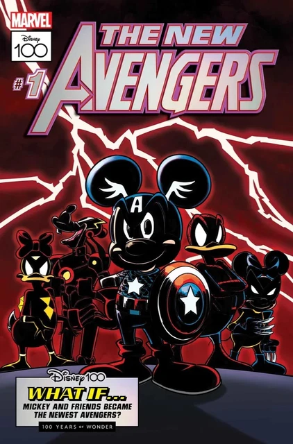 AMAZING SPIDER-MAN #25 - SOFFRITTI DISNEY100 NEW AVENGERS VARIANT (Marvel, 2023)