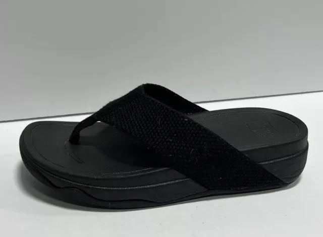 Fitflop Womens Surfa Sandal Black Size 7 M