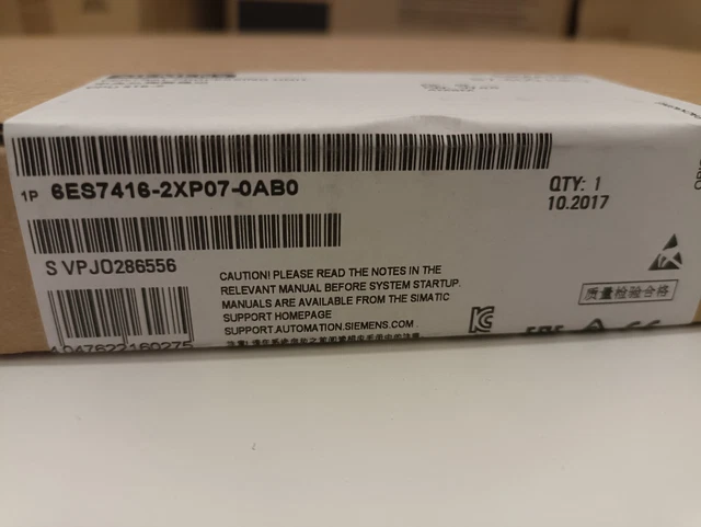 SIMATIC S7-400, CPU 416-2 6ES7416-2XP07-0AB0 New sealed
