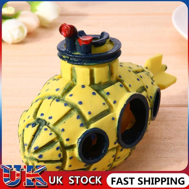 ❀ Aquarium Submarine Simulation Wreck Ornament Fish Tank Decoration