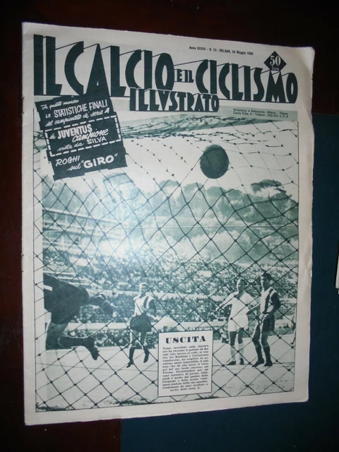 06896 Il calcio e il ciclismo illustrato - anno XXV - N° 20
