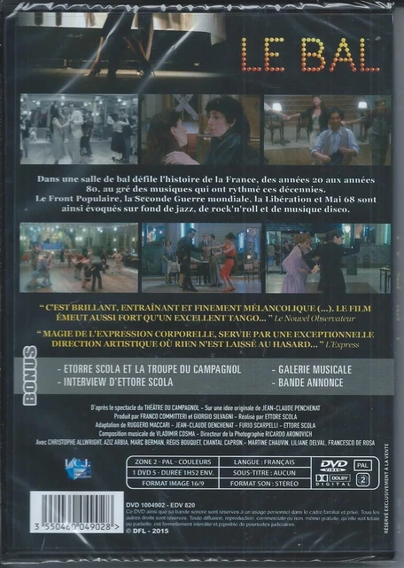 [DVD]  Le Bal  [ Film de Ettore Scola ]  NEUF cellophané 2