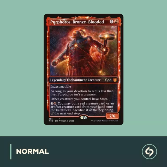 Purphoros's Intervention 2x FOIL THB MTG Theros Beyond Death Rare MINT red