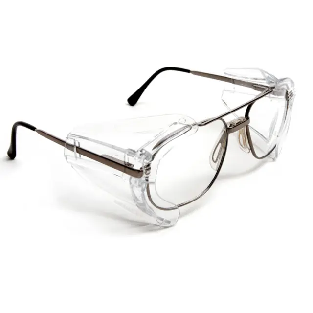 Medical Grade Side Shields for Glasses Australia Safety Eyewear Attachment