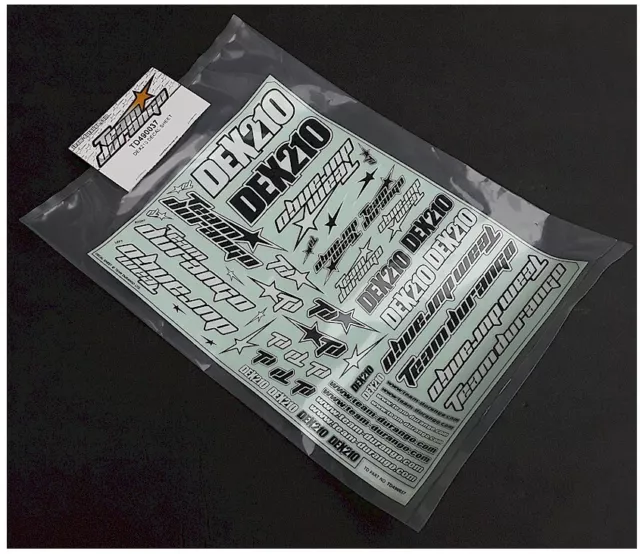 RC Team Durango TD490037 DEX210 Decal / Sticker Sheet Old Stock 1/10 Buggy NIB