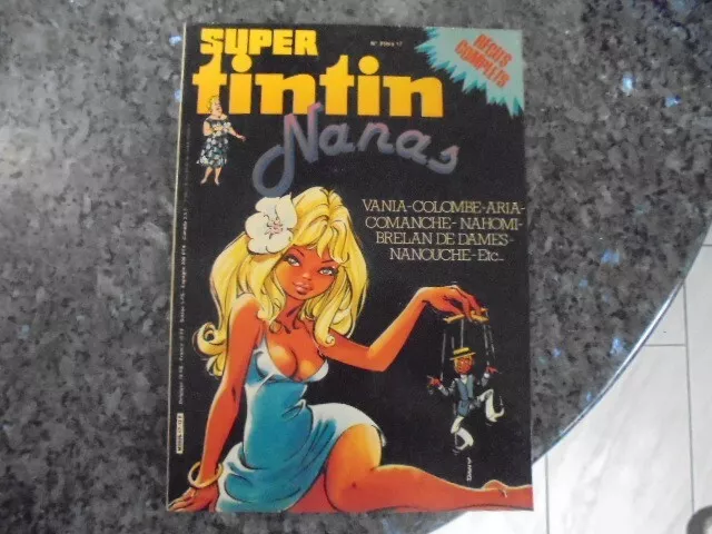 belle eo brochée tintin  super tintin nanas