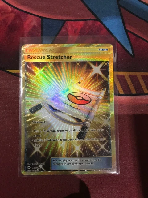 Pokemon, S & M, Burning Shadows, Rescue Stretcher 165/147, Secret Rare, New,