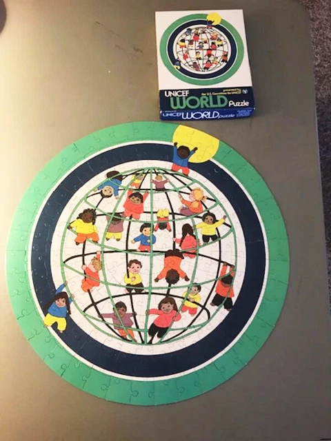 Coffret Atlas : Puzzle + Livre + Poster | UNICEF