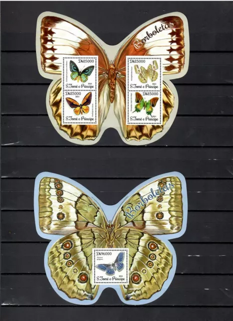 BUTTERFLIES - 50 sheets (2014) MNH Collection [5] FREE SHIPPING #CNA243 3