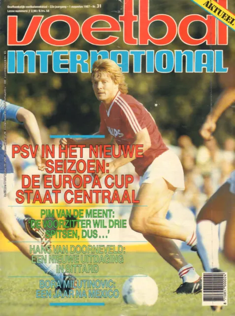 V.I. 1987 nr. 31 - PIM VAN DER MEENT /  MILUTINOVIC (MEXICO) / PSV / RKC