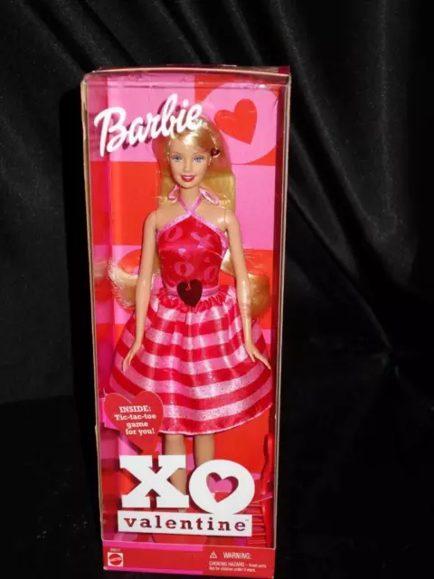 2002 XO VALENTINE Barbie Doll Long Blonde Hair #55517 NRFB