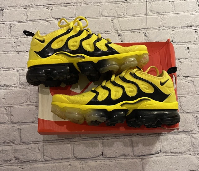 NIKE AIR VAPORMAX Plus Bumblebee Yellow Black Mens Size 10 Rare