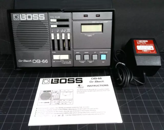 Boss Dr. Beat DB-66 With Original Box, Case, Instructions and AC Adaptor
