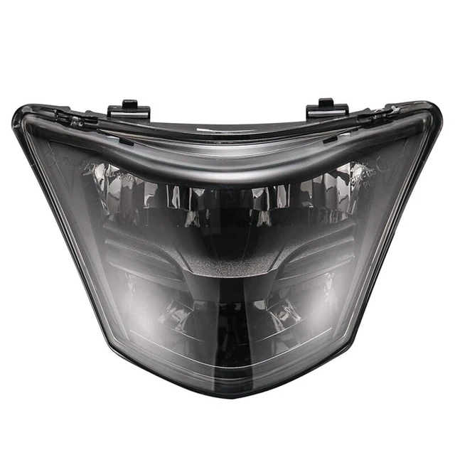 Fari Moto LED Faro Carena Testa Lampada Copertura Sporcizia Bici P3A8