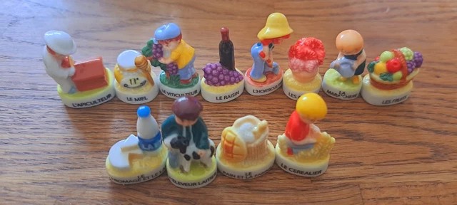 Fèves Porcelaine Thème Duo De Nos Campagnes – Série Complète – Années 2000
