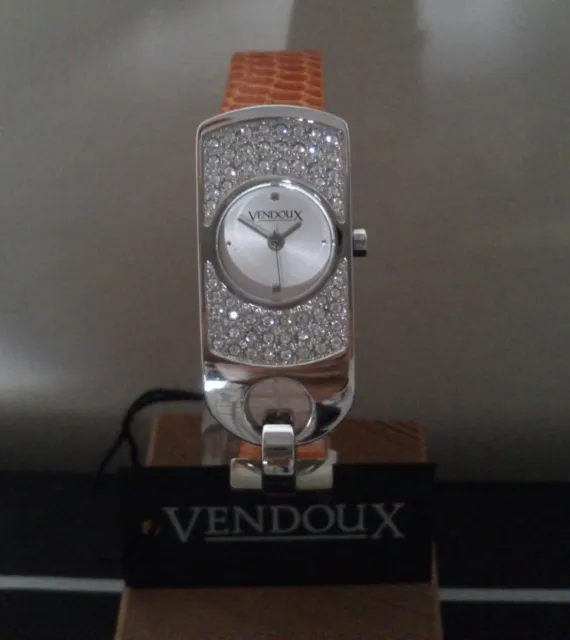 Reloj Vendoux para mujer en acero inoxidable con cristales de Swarovski LS11930