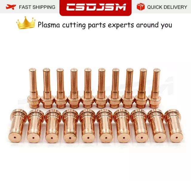 20pk x 50A Nozzle Electrode for Snap-On 25 50 CP-95C Plasma 5002 1388 5001 1851